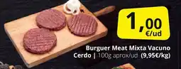 Supermercados MAS Burguer Meat Mixta Vacuno Cerdo oferta