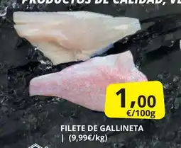 Supermercados MAS Filete de gallineta oferta