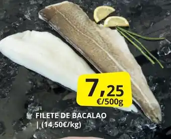 Supermercados MAS Filete de bacalao oferta