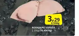 Supermercados MAS Rodaja pez espada oferta