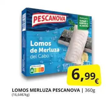 Supermercados MAS Lomos merluza oferta