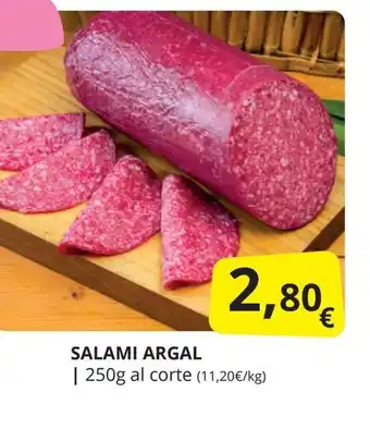 Supermercados MAS Salami argal oferta