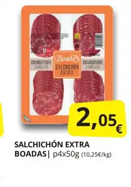 Supermercados MAS Salchichón extra oferta