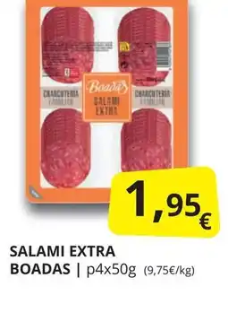 Supermercados MAS BOADAS Salami extra oferta