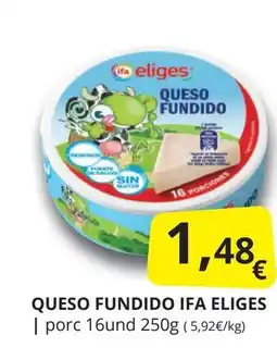 Supermercados MAS IFA ELIGES Queso fundido oferta