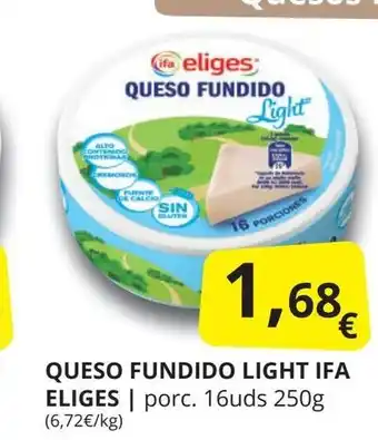 Supermercados MAS IFA ELIGES Queso fundido light oferta