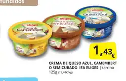 Supermercados MAS IFA ELIGES Crema de queso azul, camembert o semicurado oferta