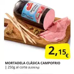 Supermercados MAS CAMPOFRIO Mortadela clásica oferta