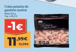 La Sirena Colas peladas de gambon austral oferta