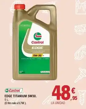 E.Leclerc Castrol - edge titanium 5w30 oferta