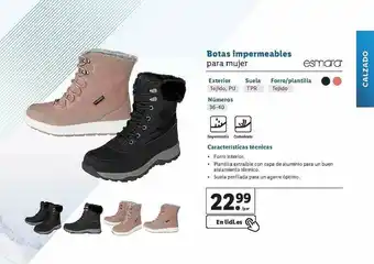 Lidl Botas Impermeables Para Mujer Esmara oferta