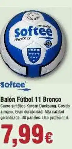 FROIZ Balón Fútbol 11 Bronco Softee oferta
