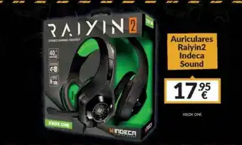 Game Auriculares Raiyin 2 Indeca Sound oferta