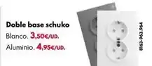 BricoCentro Doble base schuko oferta