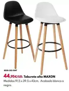 BricoCentro Taburete alto maxon oferta