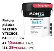 BricoCentro Pintura plástica, paredes y techos oferta