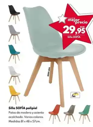 BricoCentro Silla polipiel oferta