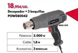 BricoCentro Decapador + 3 boquillas powe80042 oferta