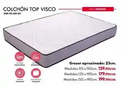 BricoCentro Colchón top visco oferta