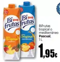 Unide Supermercados Pascual - bifrutas tropical o mediterraneo oferta