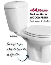 BricoCentro Pack sanitario wc completo oferta