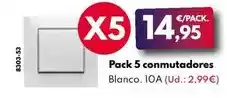 BricoCentro Pack 5 conmutadores oferta