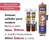 BricoCentro Sintesel, sellador para madera oferta