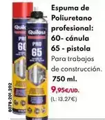 BricoCentro Quilosa - espuma de poliuretano profesional oferta