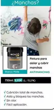 BricoCentro Pintura para aislar y cubrir manchas oferta