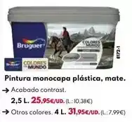 BricoCentro Pintura monocapa plastica, mate oferta