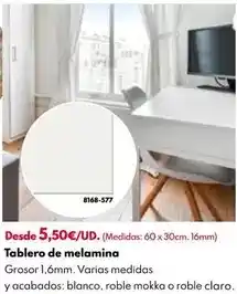 BricoCentro Tablero de melamina oferta