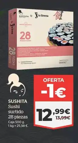 La Sirena Sushita - sushi surtido oferta