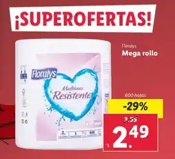 Lidl FLORALYS Mega rollo oferta