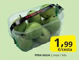 Supermercados MAS Pera agua oferta