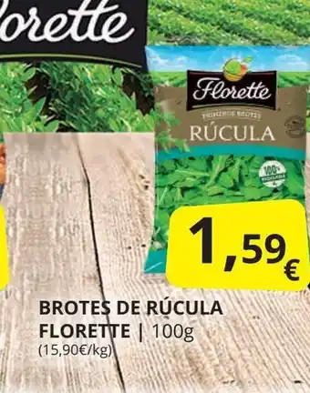 Supermercados MAS FLORETTE Brotes de rúcula oferta