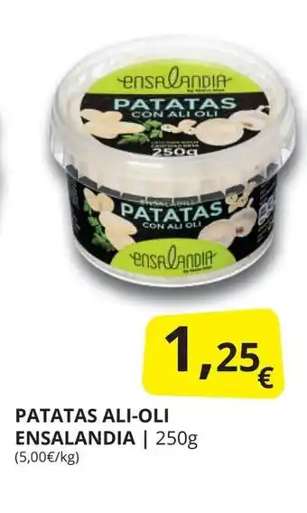 Supermercados MAS ENSALANDIA Patatas ali-oli oferta