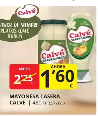 Supermercados MAS CALVE Mayonesa casera oferta