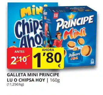 Supermercados MAS Galleta mini principe lu o chipsa hoy oferta