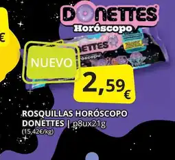 Supermercados MAS DONETTES Rosquillas horóscopo oferta