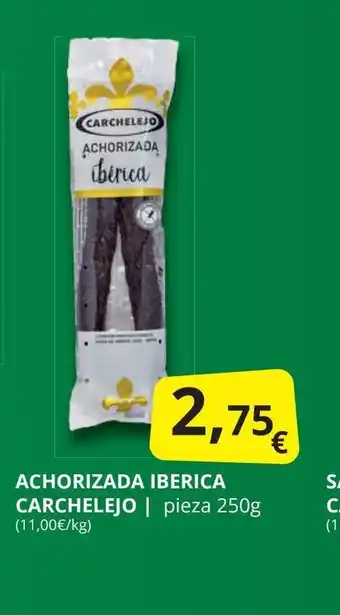 Supermercados MAS CARCHELEJO Achorizada iberica oferta