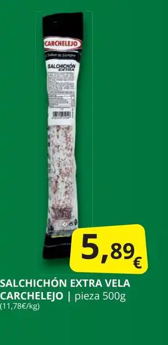 Supermercados MAS CARCHELEJO Salchichón extra vela oferta