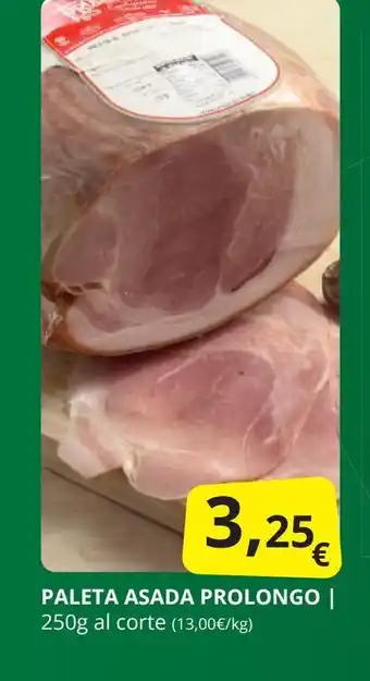 Supermercados MAS Paleta asada prolongo oferta