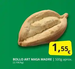 Supermercados MAS Bollo art masa madre oferta