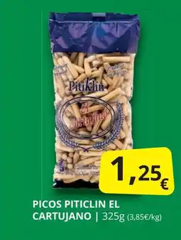 Supermercados MAS Picos piticlin el cartujano oferta