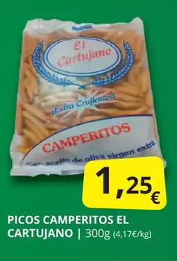 Supermercados MAS EL CARTUJANO Picos camperitos oferta