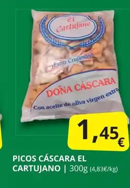 Supermercados MAS EL CARTUJANO Picos cáscara oferta