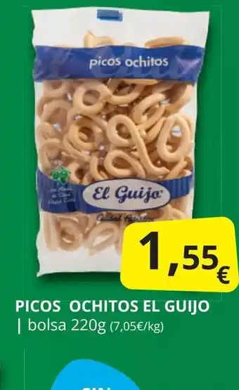 Supermercados MAS EL GUIJO Picos ochitos oferta