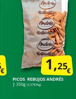 Supermercados MAS ANDRÉS Picos rebujos oferta