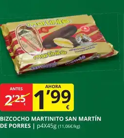 Supermercados MAS Bizcocho martinito san martín de porres oferta