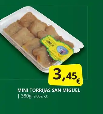 Supermercados MAS Mini torrijas san miguel oferta